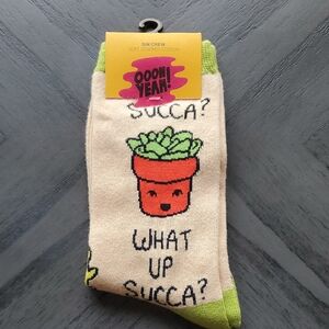 Novelty Succulent Socks